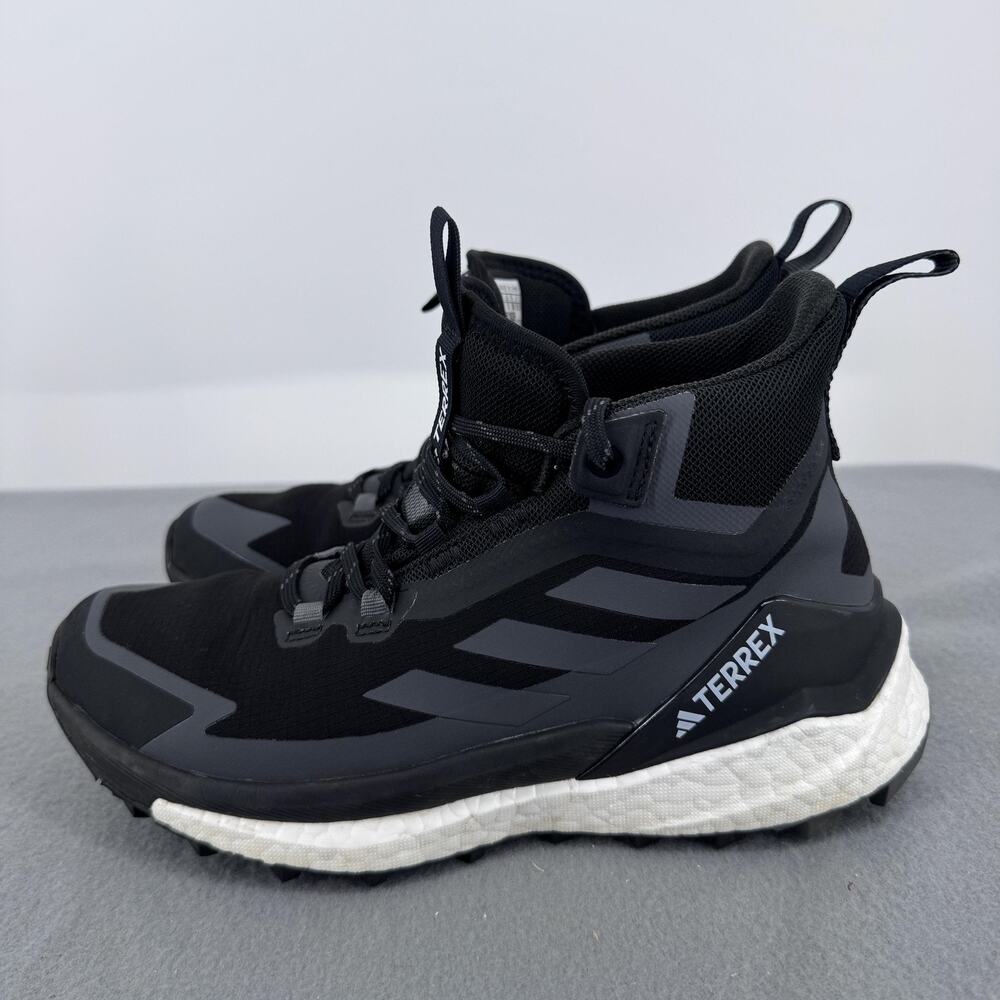 Adidas Terrex Free Hiker 2 GTX Mid Hiking Shoes‎ Black Womens 6.5 HP7492 Goretex - Picture 2 of 9